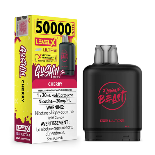Gushin Cherry by Level X Flavour Beast G2 Ultra 50K