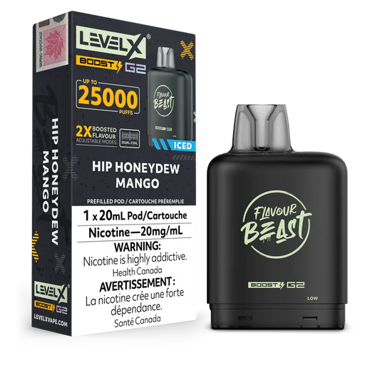 Hip Honeydew Mango Iced Flavour Beast Boost G2 Pods 25K