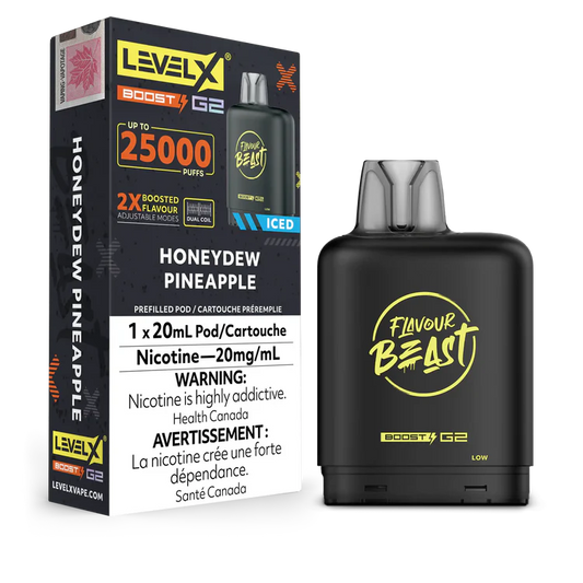 Honeydew Pineapple Flavour Beast Boost G2 Pods 25K