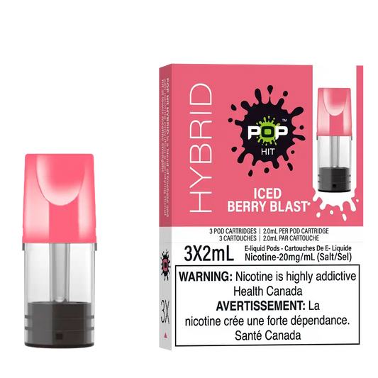 Iced Berry Blast Stlth Pods by Pop Hybrid