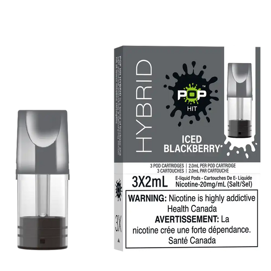 Iced Blackberry Stlth Pods by Pop Hybrid