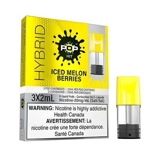 Iced Melon Berries Stlth Pods by Pop Hybrid