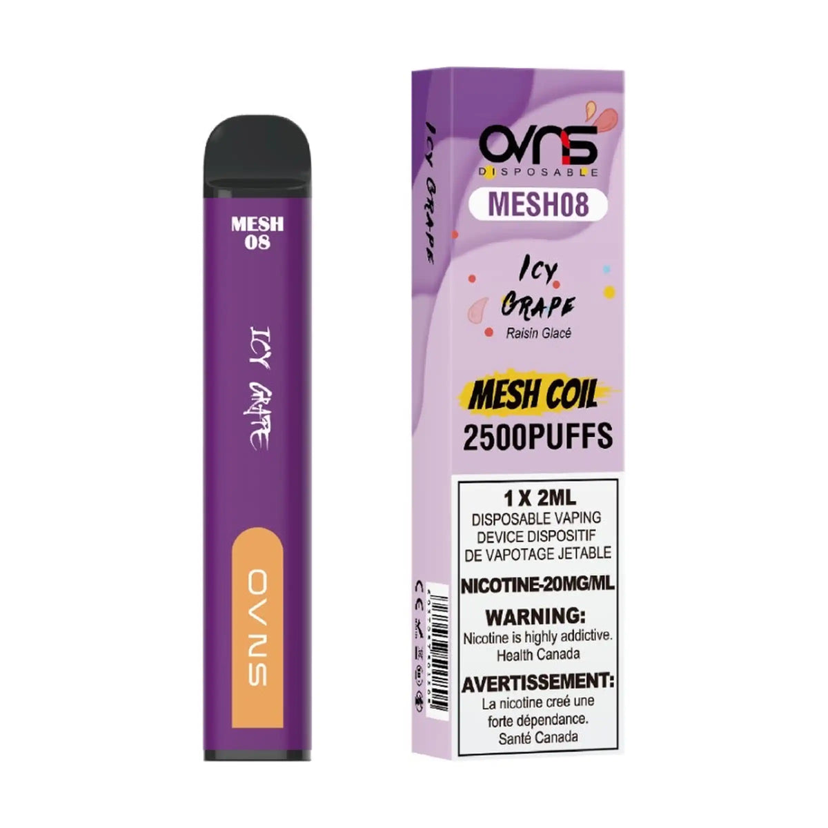 Icy Grape Ovns Mesh 08 - Disposable 2.5K