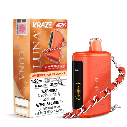 Amber Peach Mango Ice Kraze Luna - Disposable 42K