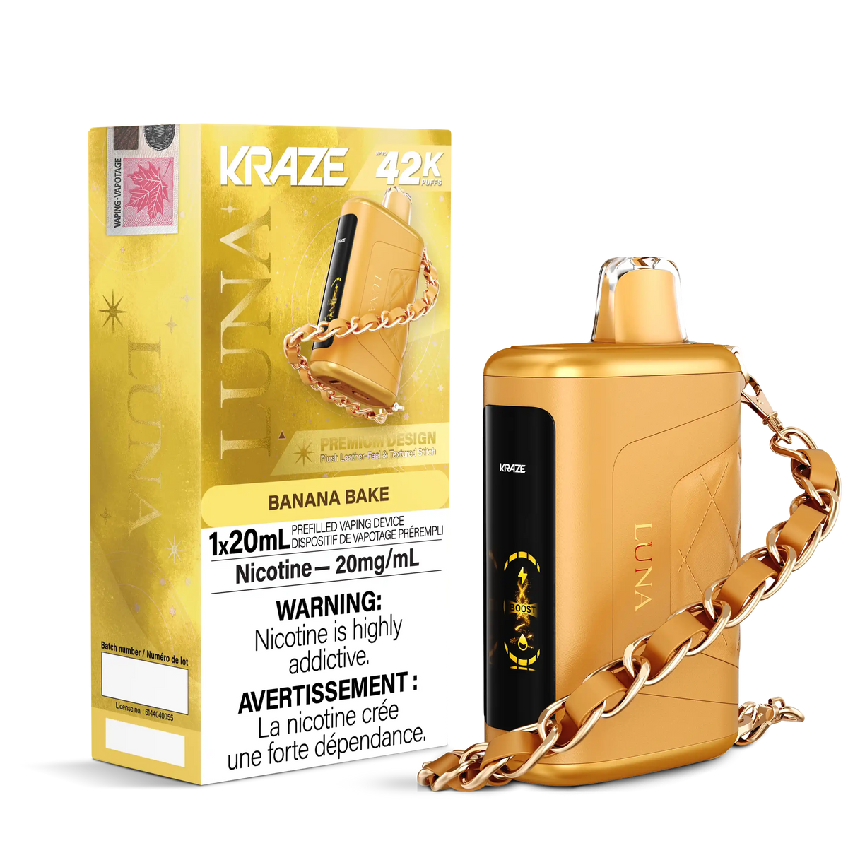 Banana Bake Kraze Luna - Disposable 42K