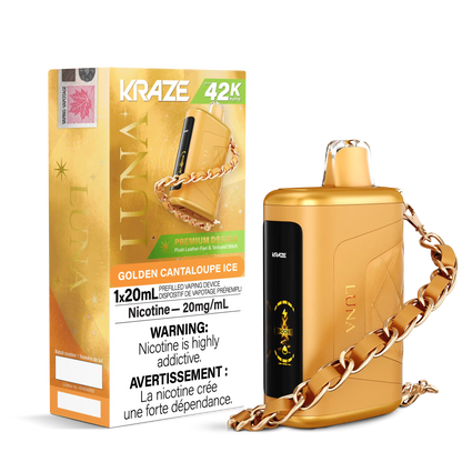 Golden Cantaloupe Ice Kraze Luna - Disposable 42K