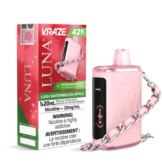 Lush Watermelon Apple Kraze Luna - Disposable 42K by KRAZE