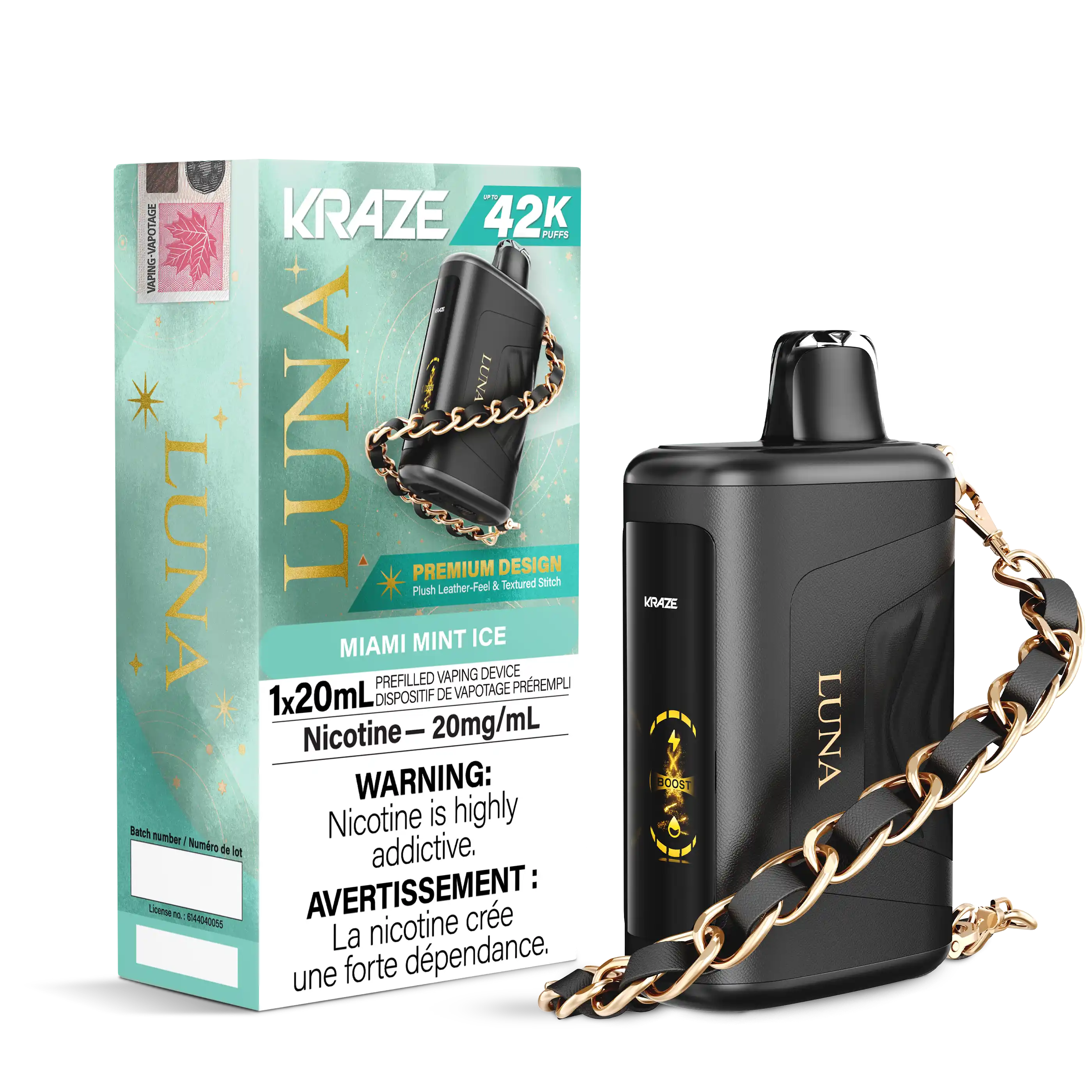 Miami Mint Ice Kraze Luna - Disposable 42K