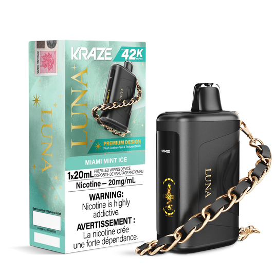 Miami Mint Ice Kraze Luna - Disposable 42K by KRAZE