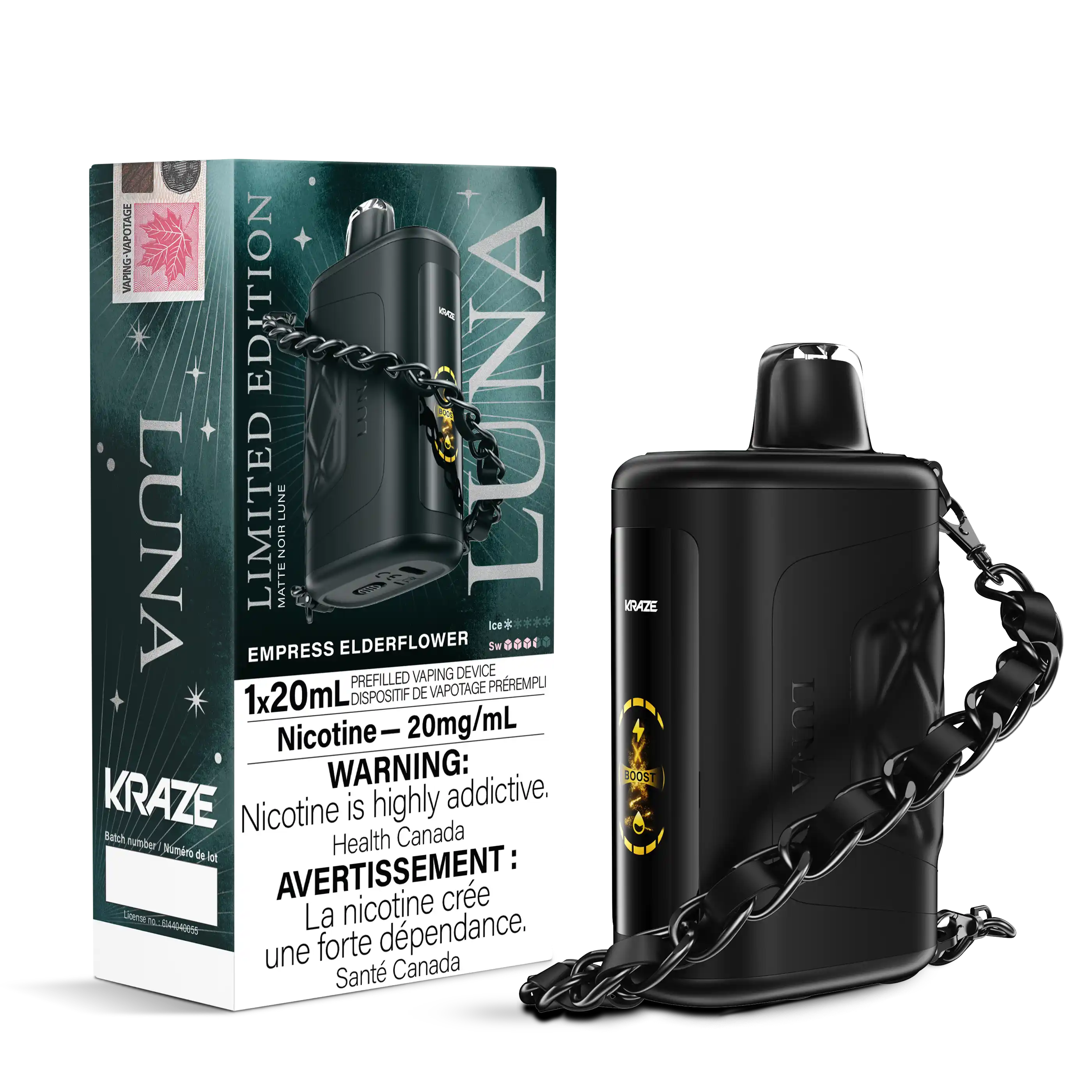 Limited Edition Empress Elderflower Kraze Luna - Disposable 42K