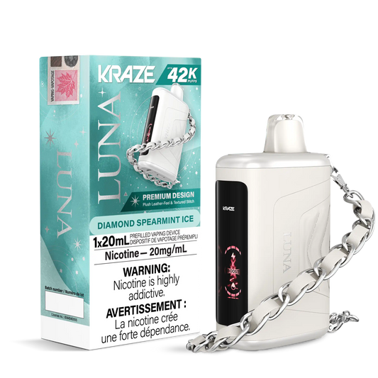 Diamond Spearmint Ice Kraze Luna - Disposable 42K