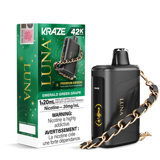 Emerald Green Grape Kraze Luna - Disposable 42K