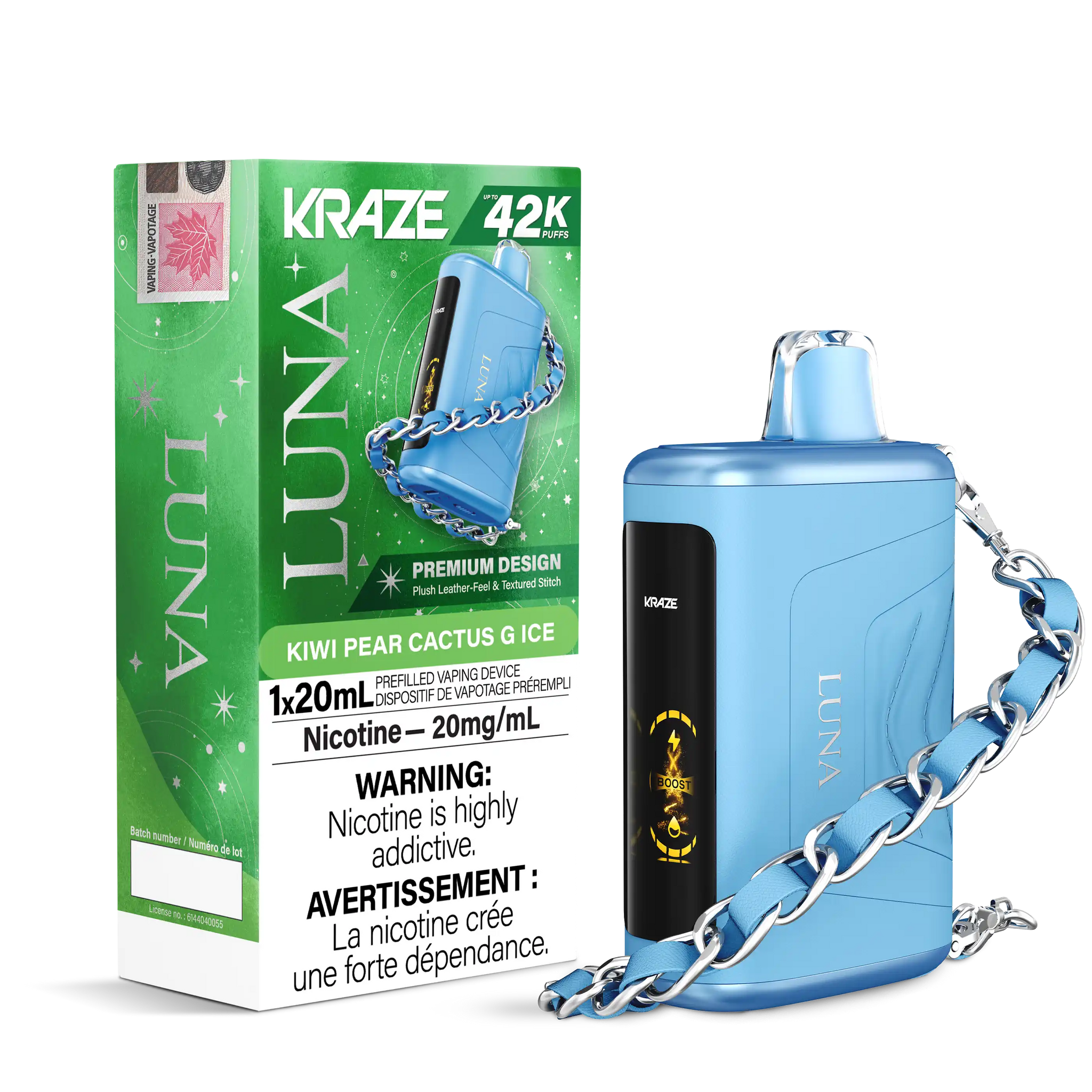Kiwi Pear Cactus G Ice Kraze Luna - Disposable 42K
