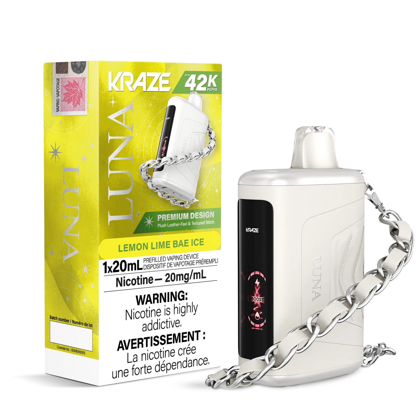 Lemon Lime Bae Ice Kraze Luna - Disposable 42K
