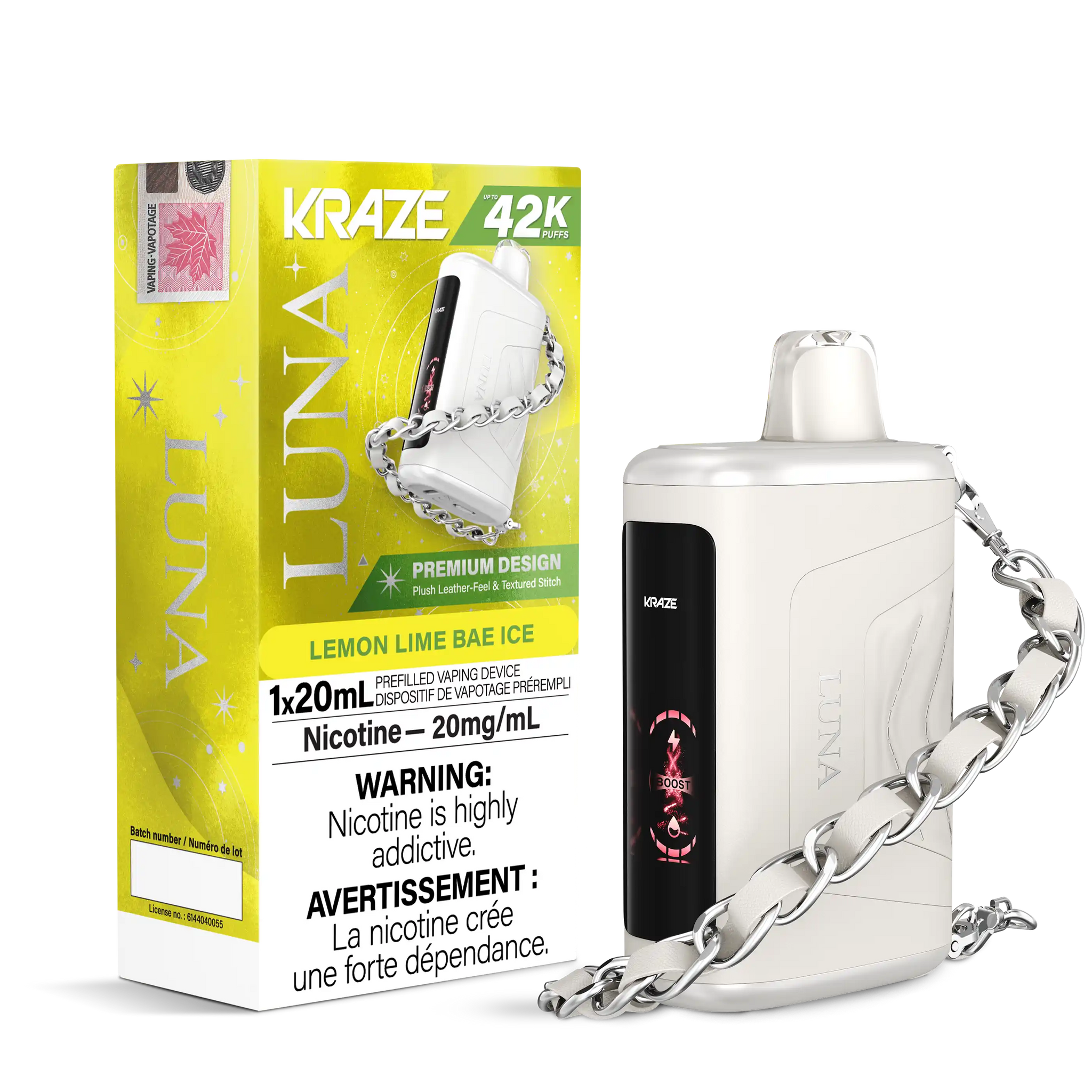 Lemon Lime Bae Ice Kraze Luna - Disposable 42K