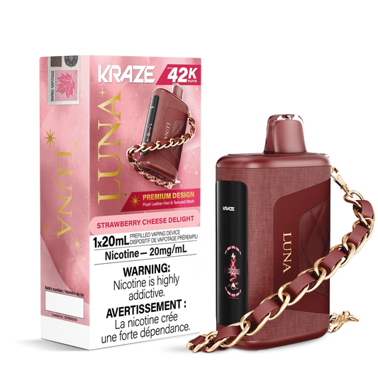 Strawberry Cheese Delight Kraze Luna - Disposable 42K by KRAZE