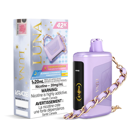Blueberry Strawberry Pomegranate Ice Kraze Luna - Disposable 42K
