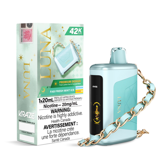 Fab Fresh Mint Ice Kraze Luna - Disposable 42K