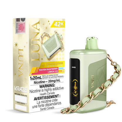Ravish Raspberry Lemon Ice Kraze Luna - Disposable 42K