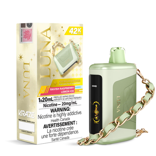 Ravish Raspberry Lemon Ice Kraze Luna - Disposable 42K by KRAZE