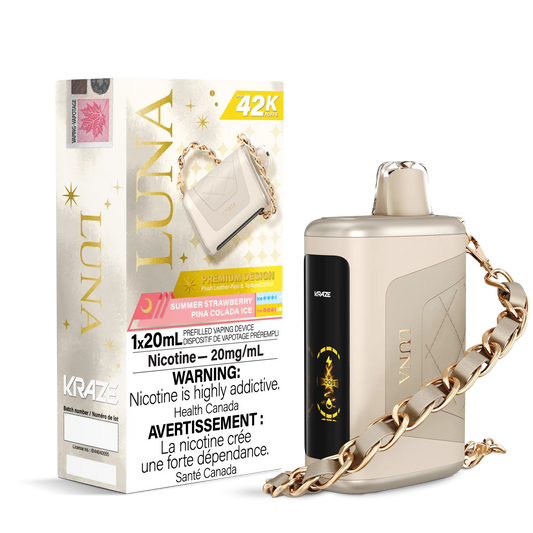 Summer Strawberry Pina Colada Ice Kraze Luna - Disposable 42K