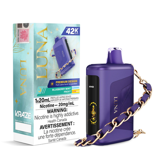 Blueberry Mint Frost Kraze Luna - Disposable 42K