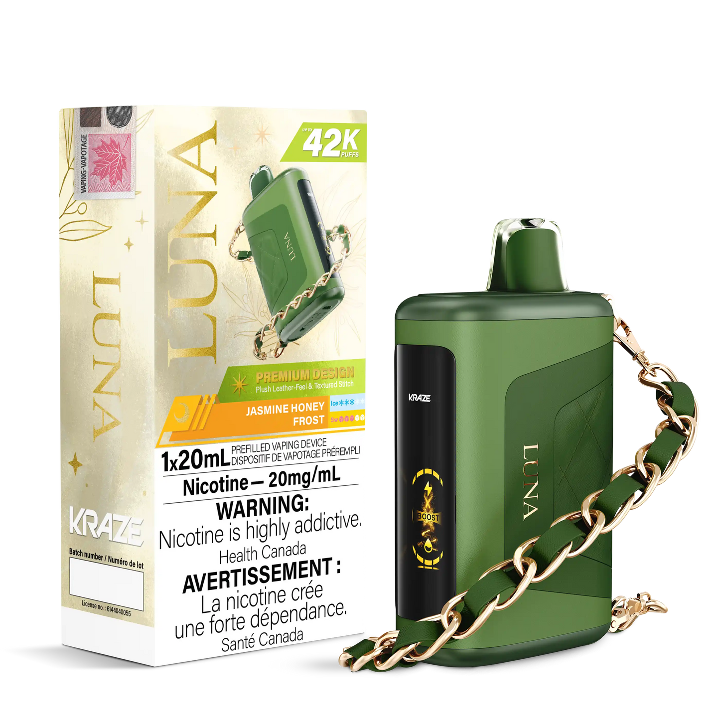 Jasmine Honey Frost Kraze Luna - Disposable 42K