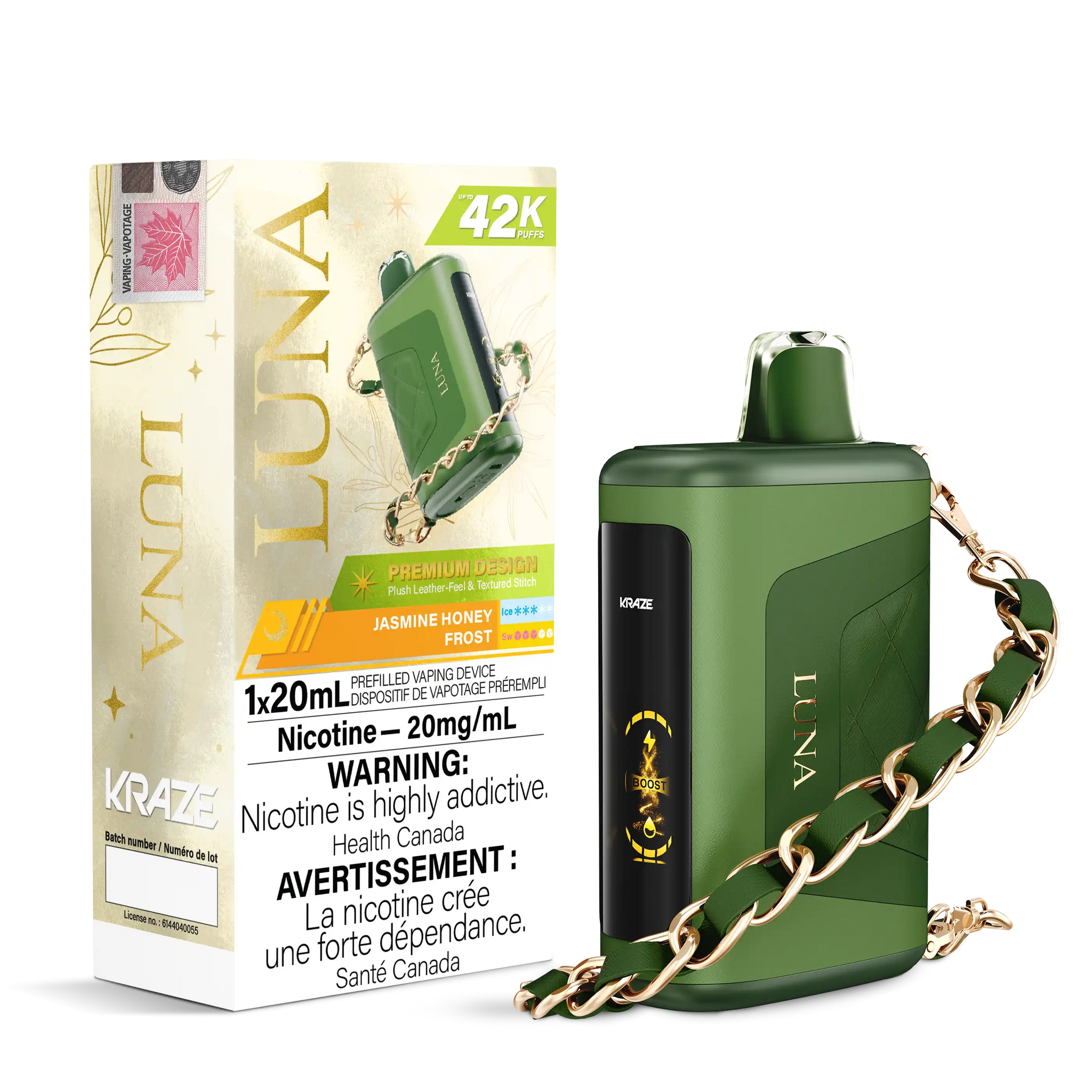 Jasmine Honey Frost Kraze Luna - Disposable 42K