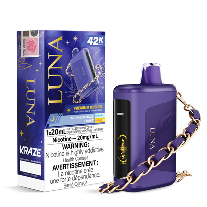 Midnight Razz Frost Kraze Luna - Disposable 42K