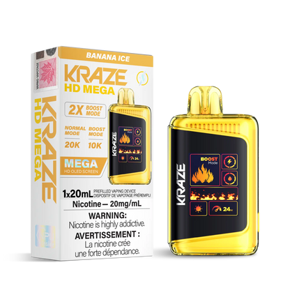 Banana Ice Kraze HD Mega - Disposable 20K