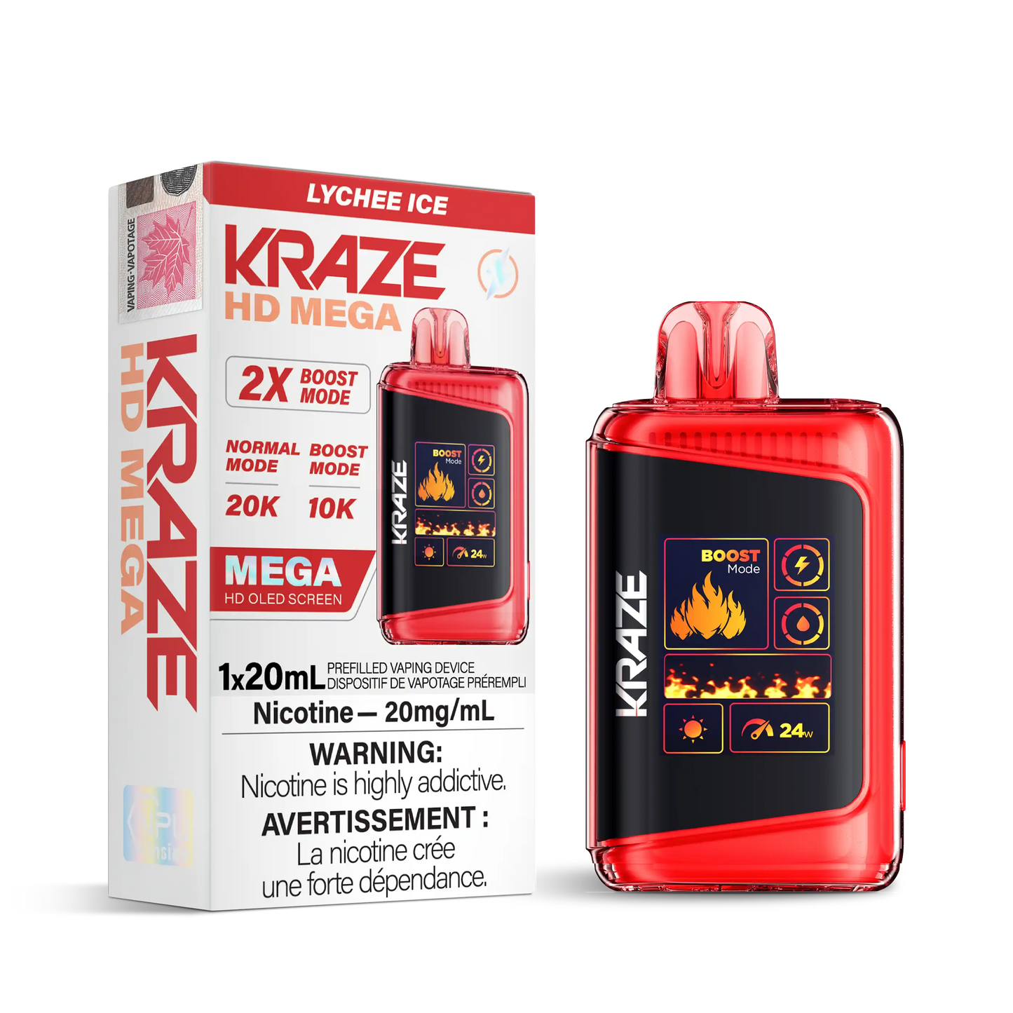 Lychee Ice Kraze HD Mega - Disposable 20K