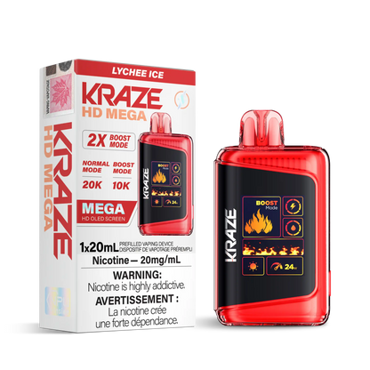Lychee Ice Kraze HD Mega - Disposable 20K