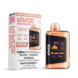 Peach Watermelon Ice Kraze HD Mega - Disposable 20K
