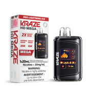 Red Lightning Ice Kraze HD Mega - Jetable 20K