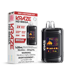 Red Lightning Ice Kraze HD Mega - Disposable 20K