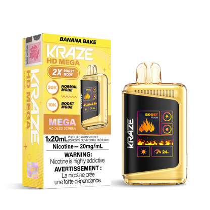 Banana Bake Kraze HD Mega - Disposable 20K