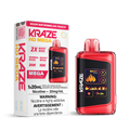 Sour Watermelon Peach Kraze HD Mega - Disposable 20K by KRAZE