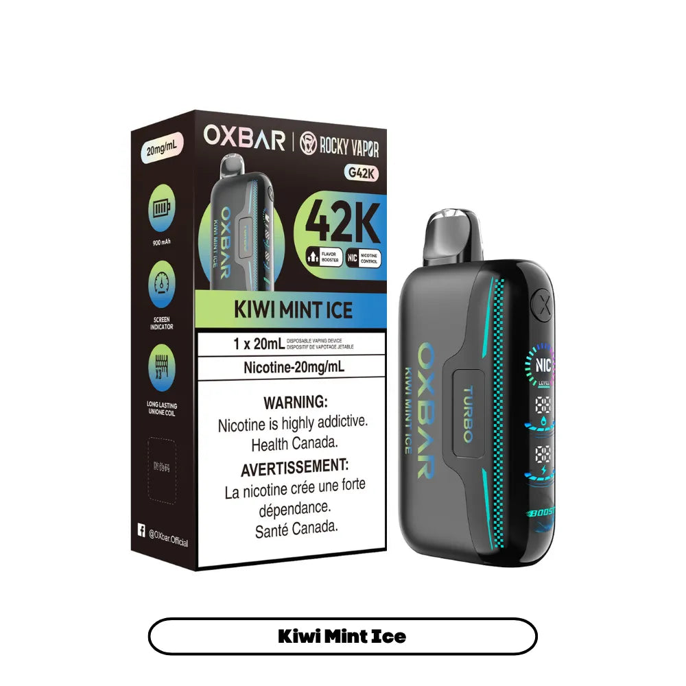 Kiwi Mint Ice Oxbar G42K - Disposable 42K by OXBAR