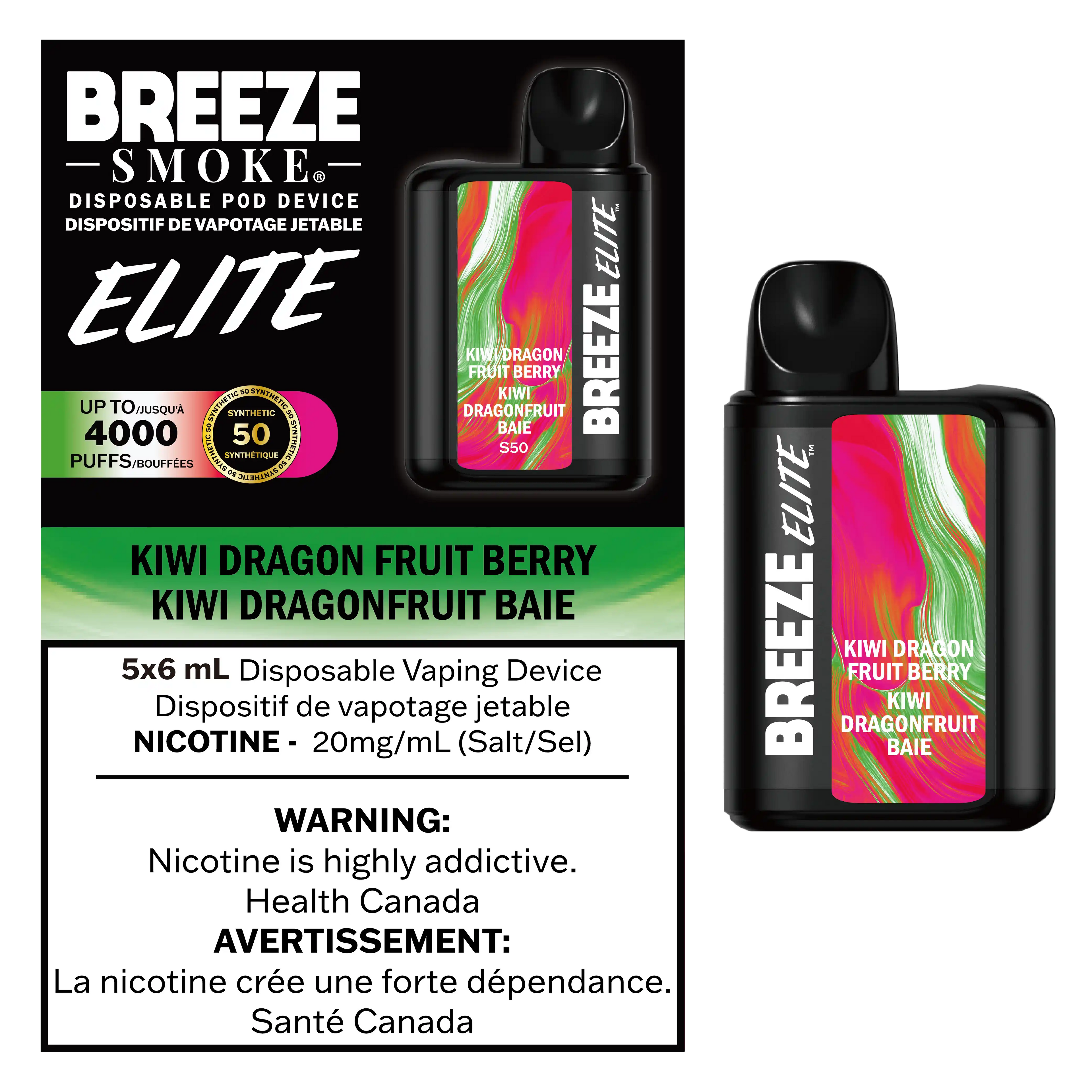 Breeze Elite 4K - Disposable Vape