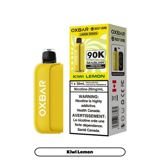 Kiwi Lemon Oxbar Maglink Pods (Lemon Series) 90K
