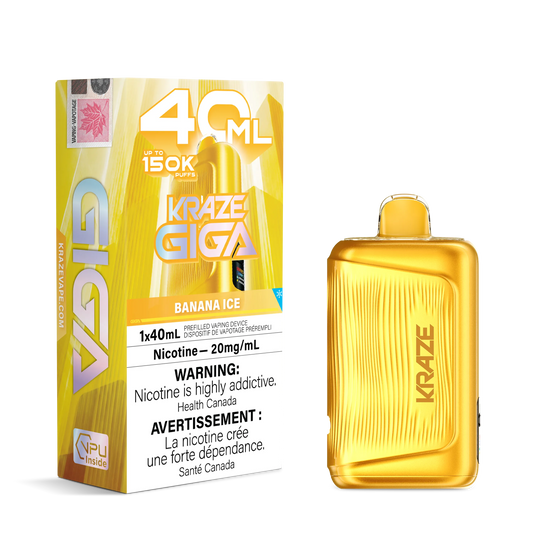 Banana Ice Kraze Giga - Disposable 150K