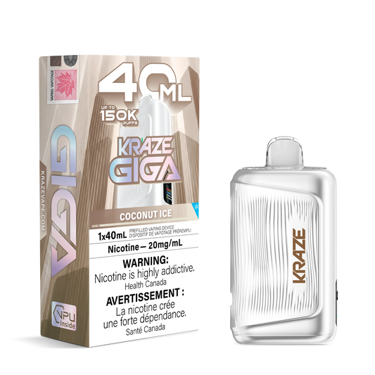 Coconut Ice Kraze Giga - Disposable 150K