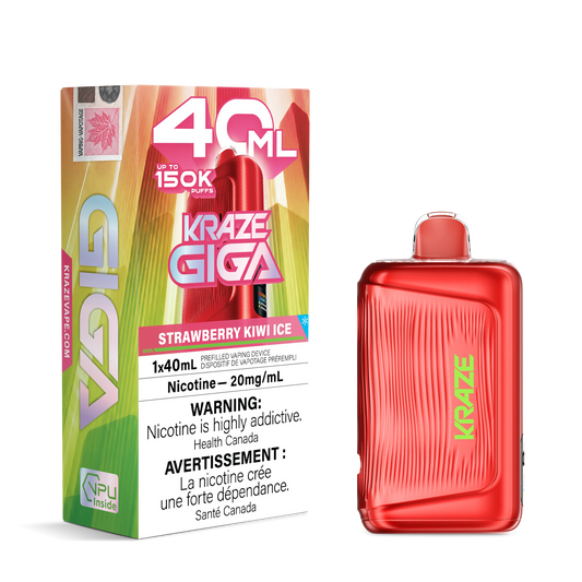 Strawberry Kiwi Ice Kraze Giga - Disposable 150K