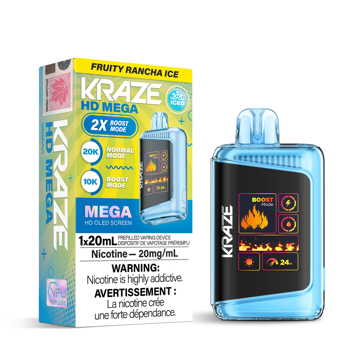 Fruity Rancha Ice Kraze HD Mega - Disposable 20K