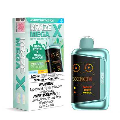 Mighty Mint CG Ice Kraze Mega X - Disposable 48K