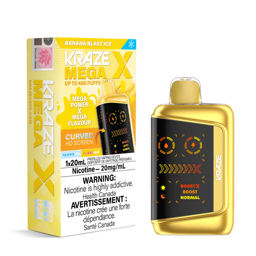 Banana Blast Ice Kraze Mega X - Disposable 48K