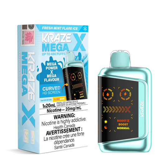 Fresh Mint Flare Ice Kraze Mega X - Disposable 48K