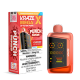 Orange Raspberry KO Ice Kraze Mega X - Disposable 48K