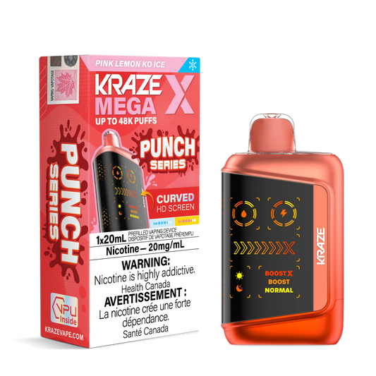 Pink Lemon KO Ice Kraze Mega X - Disposable 48K