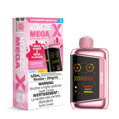 Strawberry Smash Ice Kraze Mega X - Disposable 48K